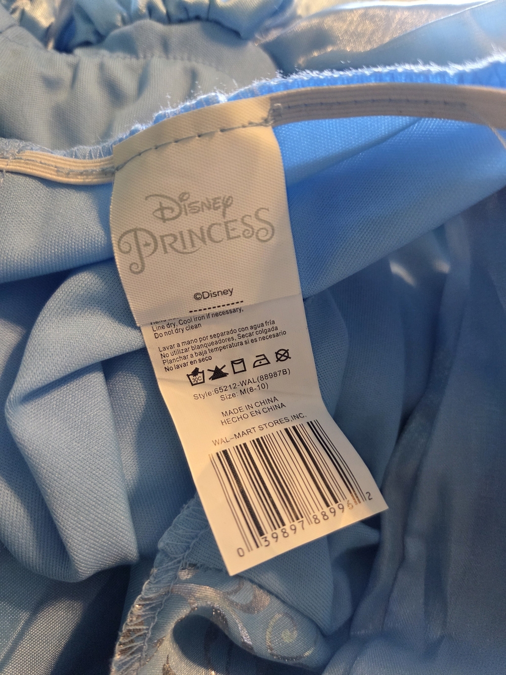 Women's Cinderella Princess Costume Dress - Picture 2 of 8